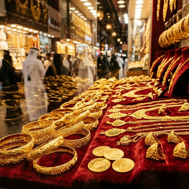 Dubai Gold Drops Dh30 in a Day as Eid Shoppers Eye a Dh90 Discount From March Peak