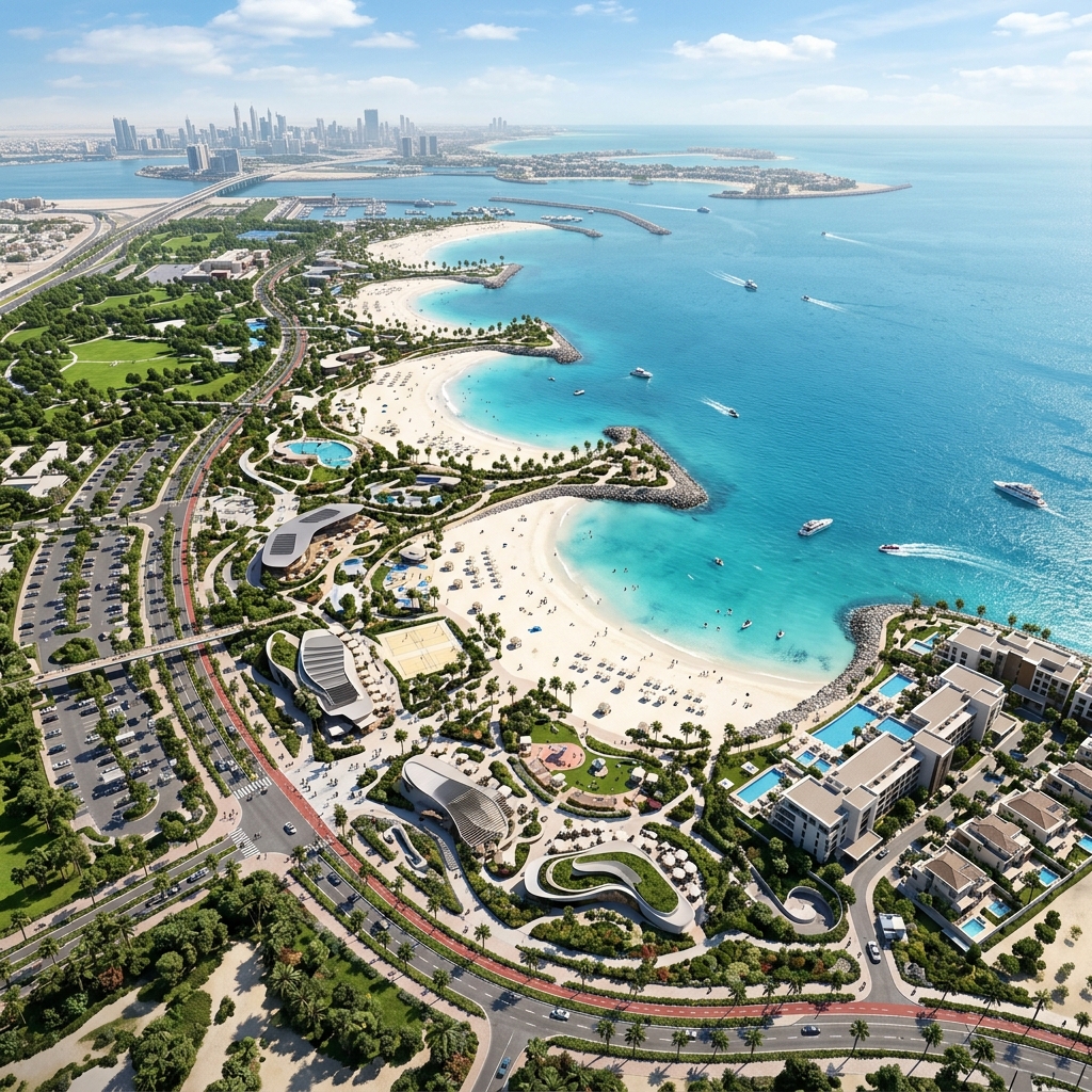 Sheikh Mohammed Reviews Dh3B Dubai Beach Master Plan as Coastal Development Accelerates
