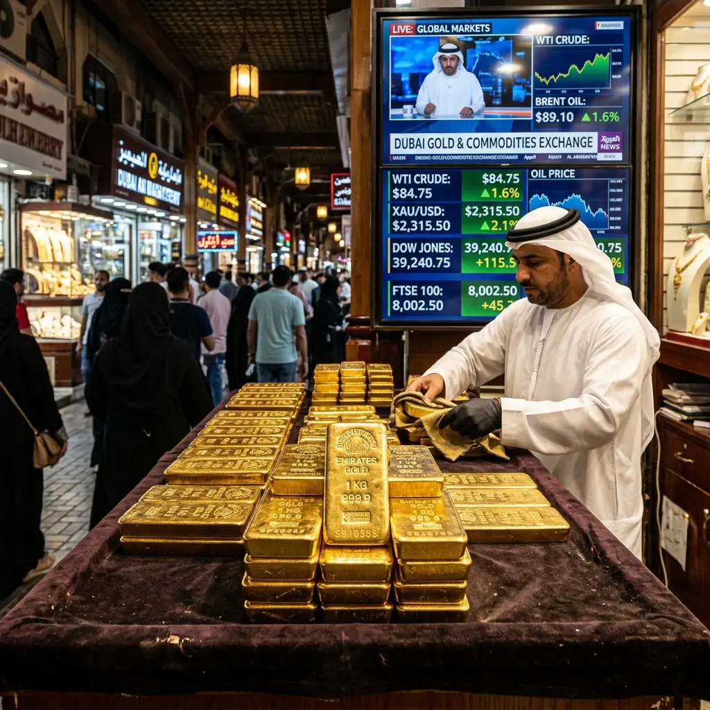 Dubai Gold Prices Retrace Amid Geopolitical Tensions and Surging Oil Costs