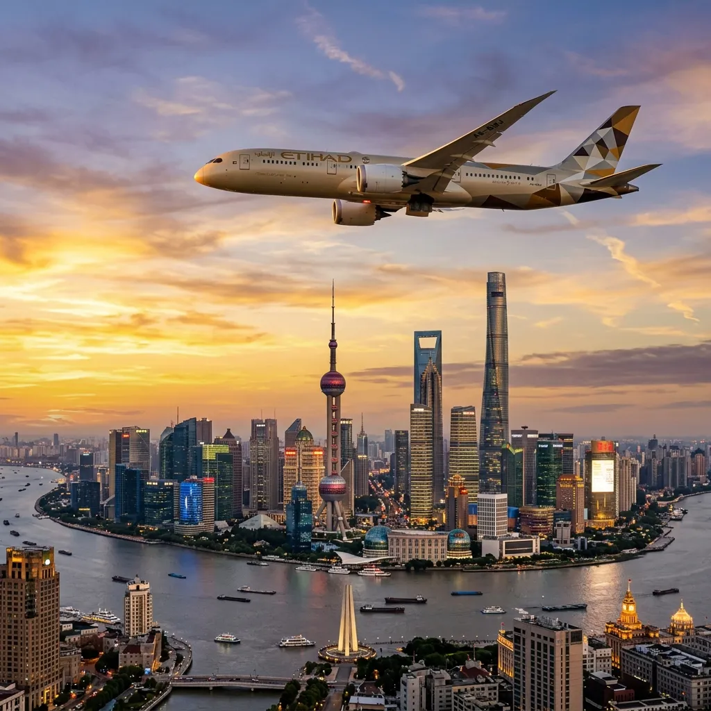 Etihad expands China network with 5 new routes, adds 28 weekly flights