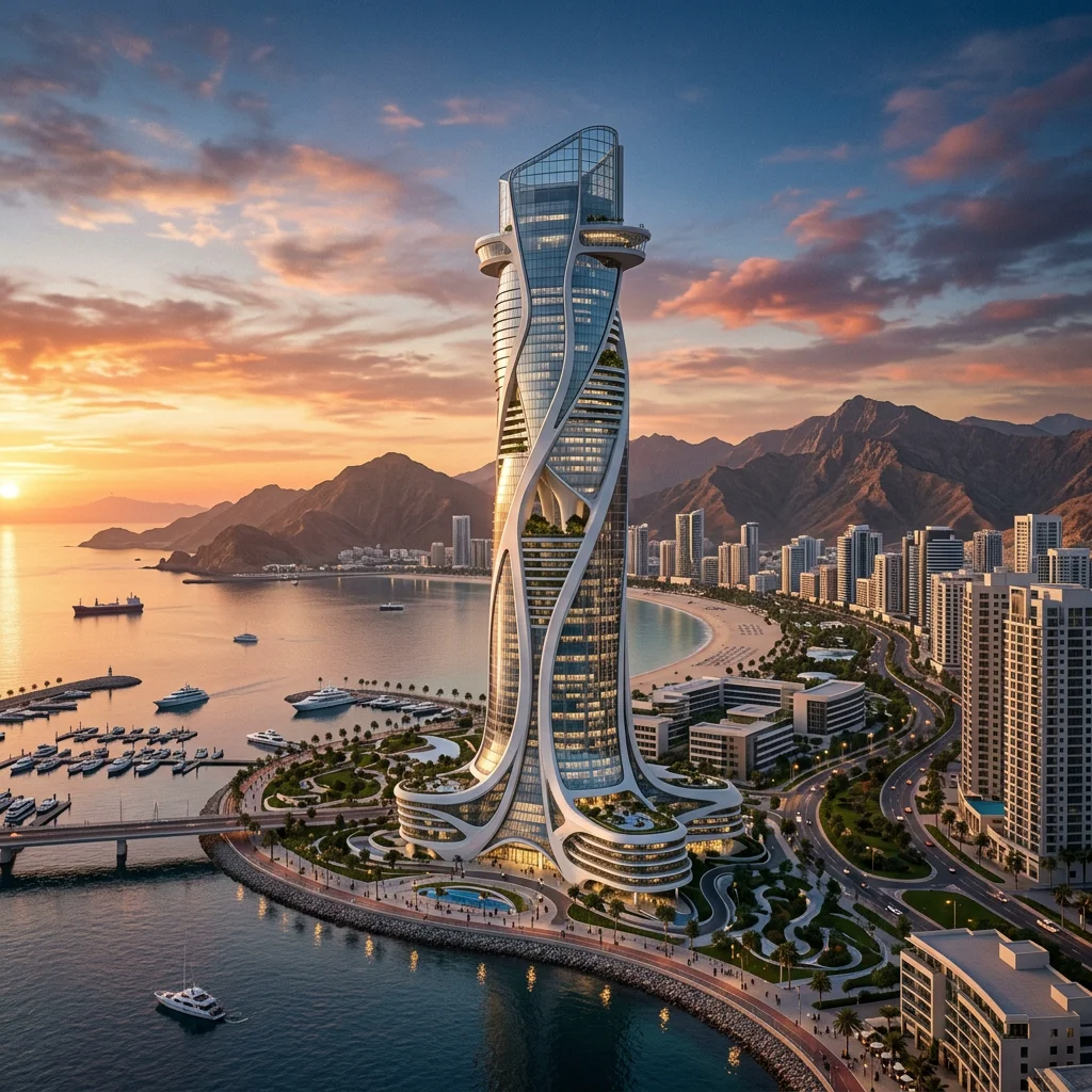 Sharjah begins demolition of Khorfakkan entrance bridge ahead of University Tower project