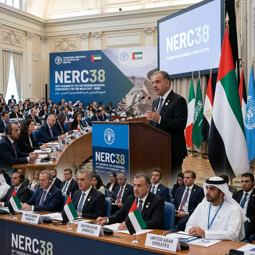UAE Leads FAO Regional Conference: Securing Global Food Supply Chains