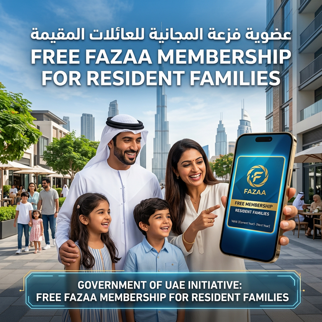 Year of the Family: UAE Announces Free Fazaa Memberships for All Resident Families