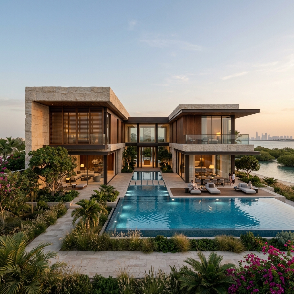 Rayfitout Unveils The Wraith Residence: A Masterclass in Earthy Minimalism on Jubail Island